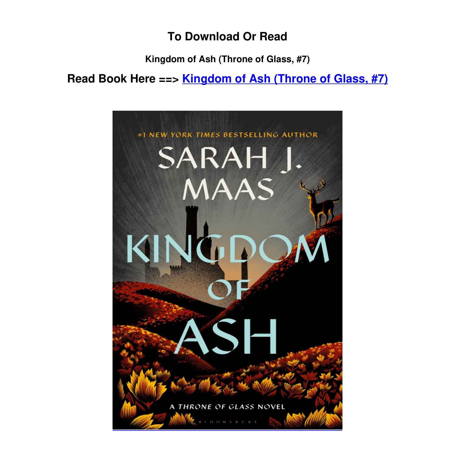 sarah j maas throne of glass epub download