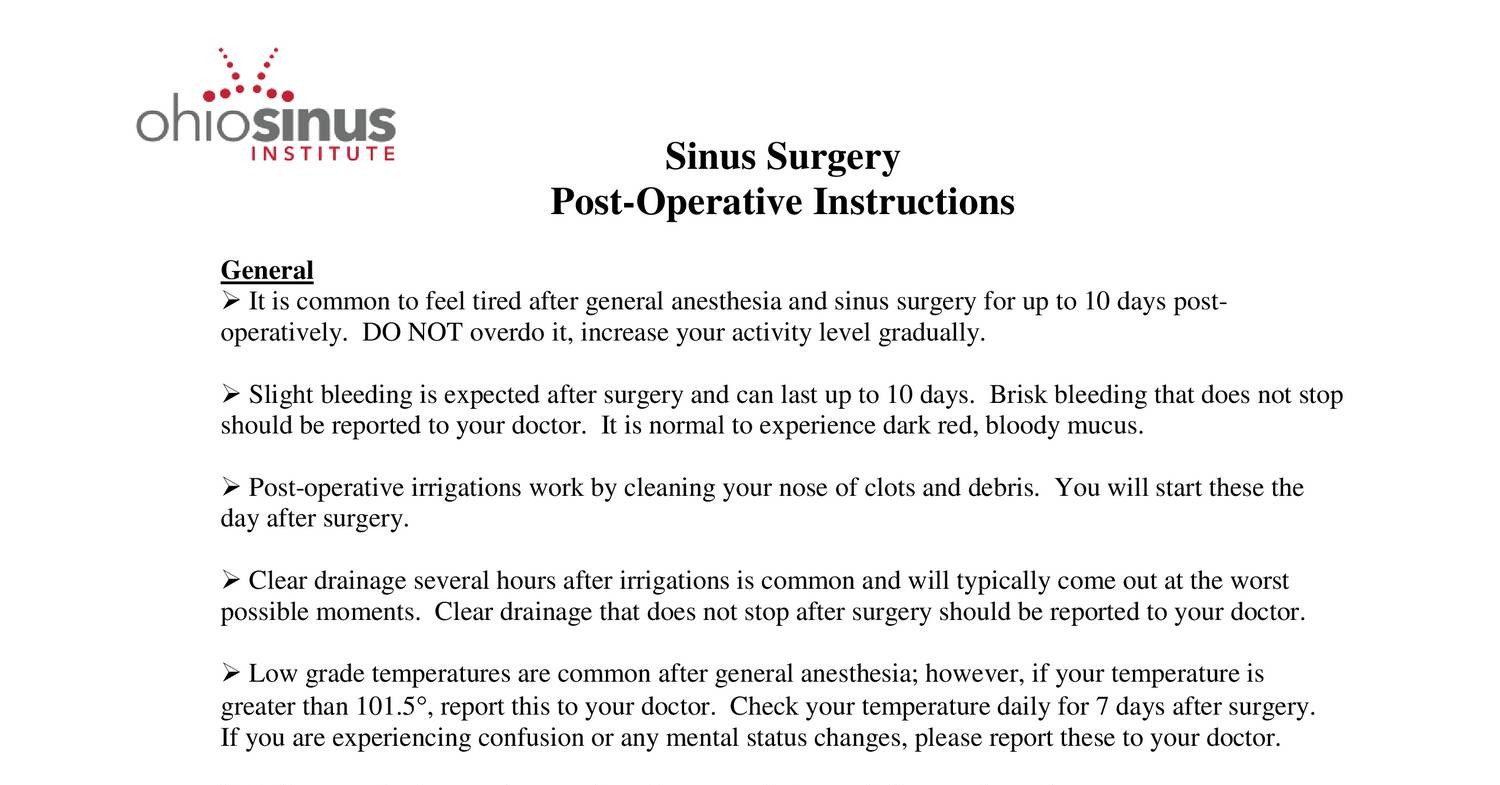 sinus-surgery-post-op-instructions-pdf-docdroid