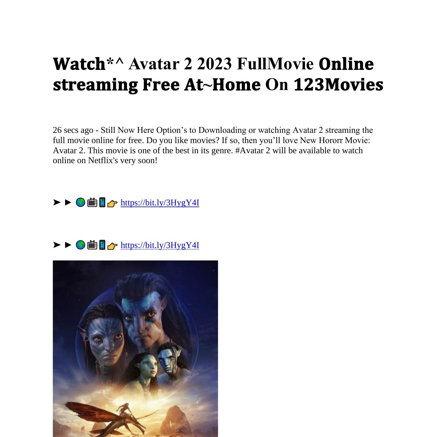 avatar 2 full movie online watch free