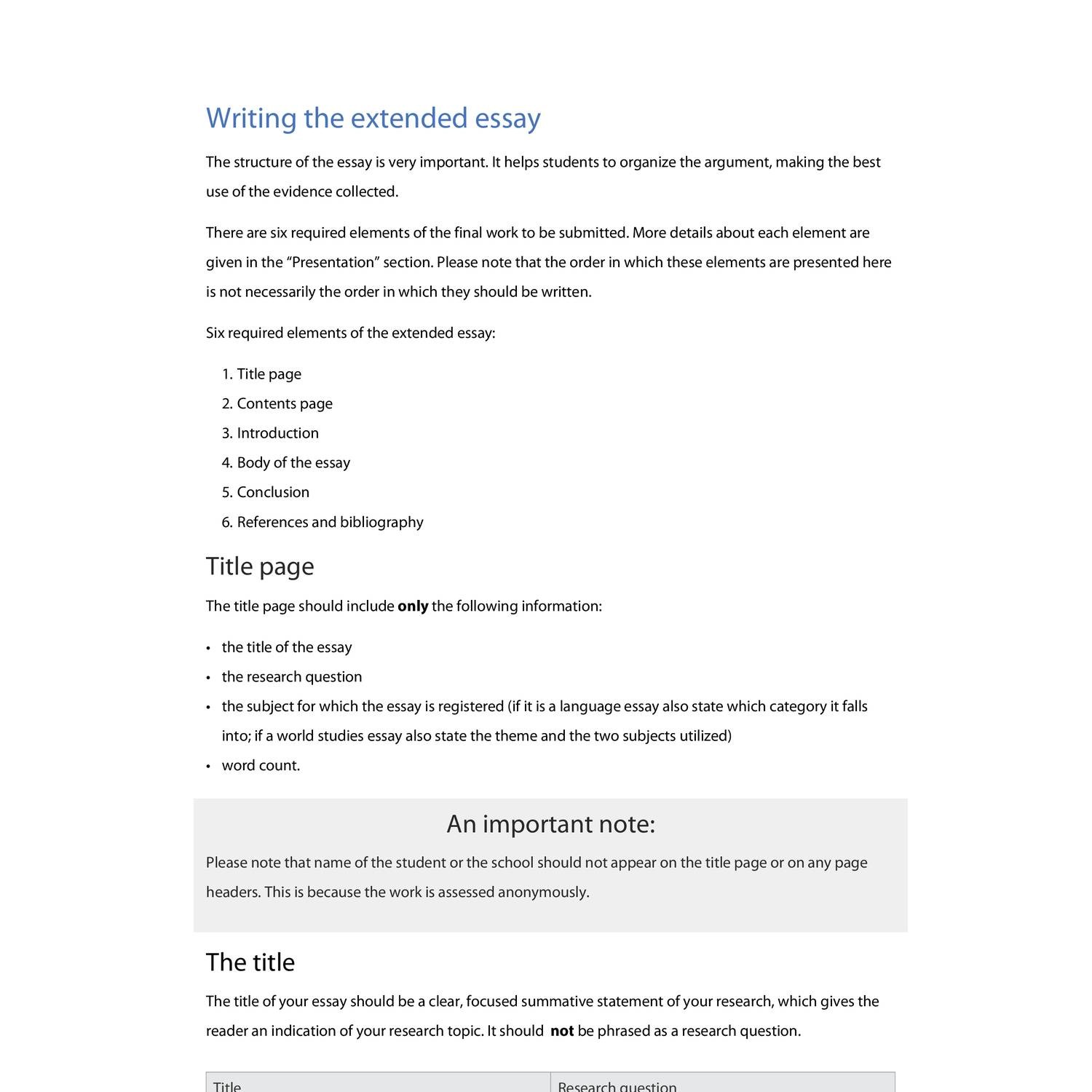  Extended Essay Template Economics Extended Essay A Complete Guide 