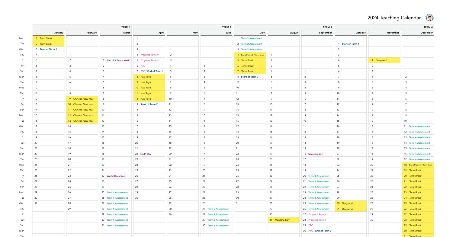 2024 Teaching Calendar.pdf DocDroid