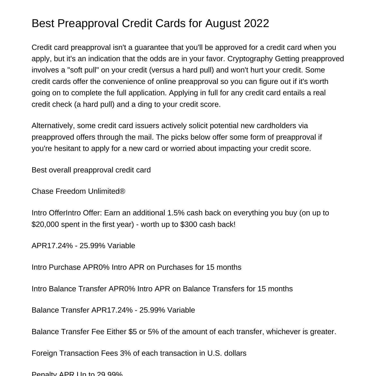 best-preapproval-credit-cards-for-august-2022quyus-pdf-pdf-docdroid