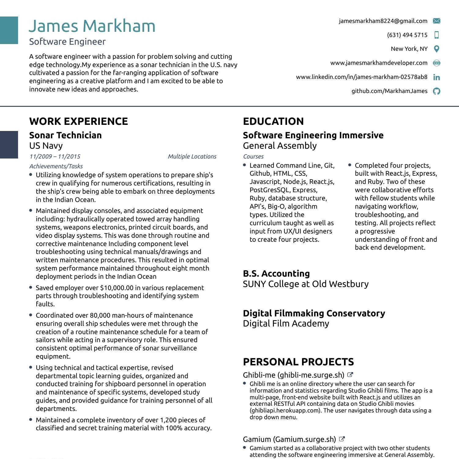 James's Resume.pdf | DocDroid