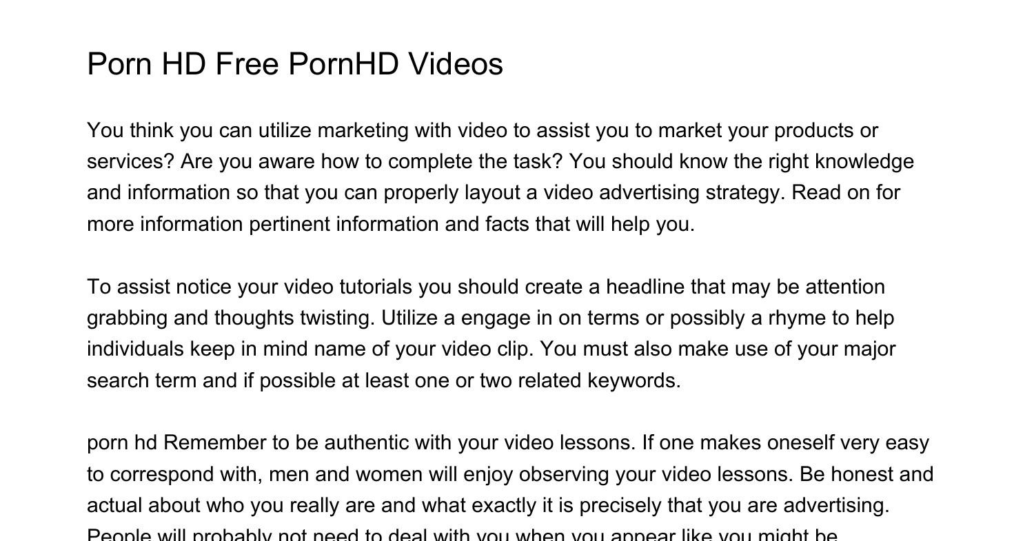 Porn HD Free PornHD Videosshxvi.pdf.pdf | DocDroid