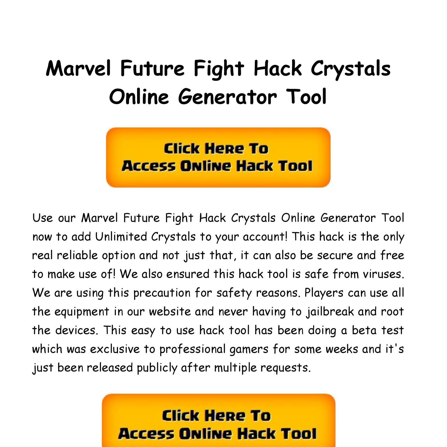 marvel future fight hack activation code