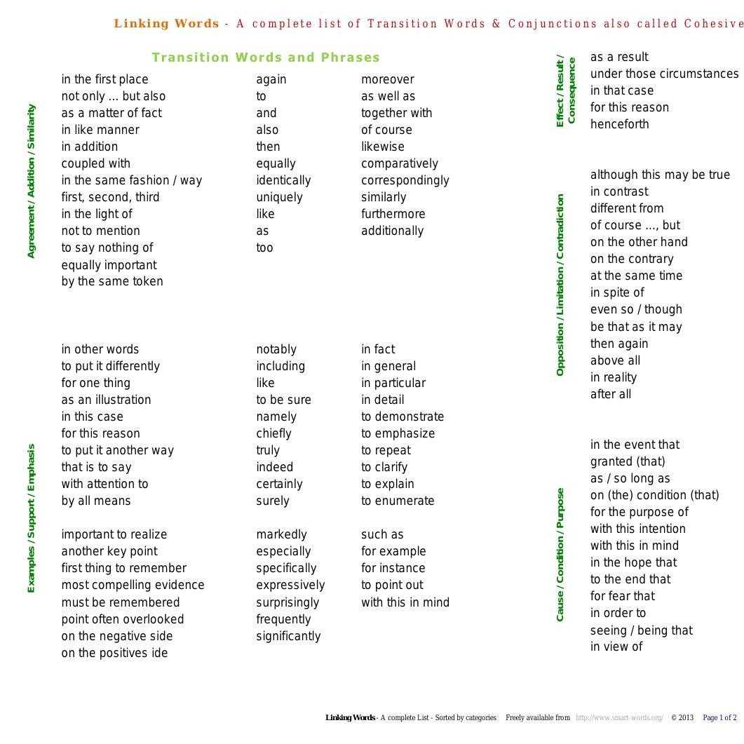 Linking words pdf DocDroid