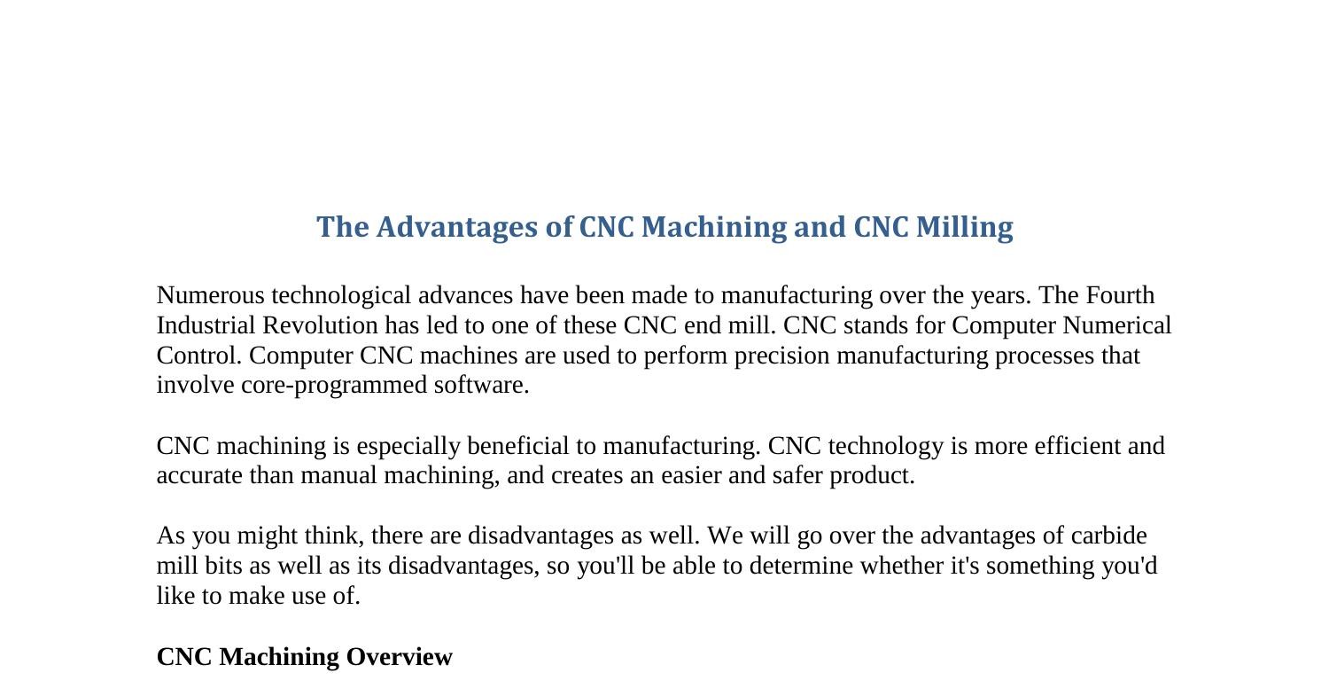 The Advantages of CNC Machining and CNC Milling.pdf | DocDroid