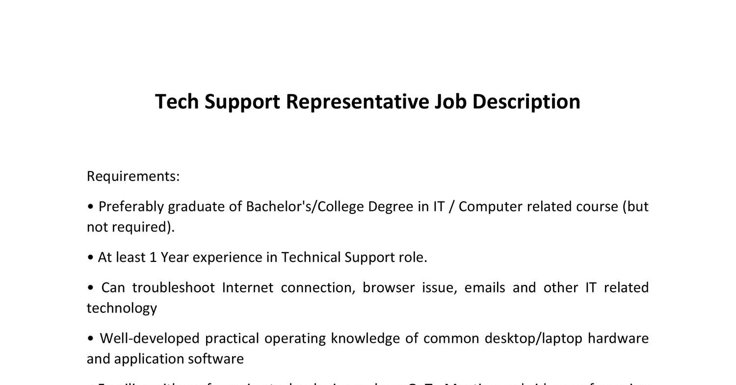 tech-support-representative-job-description-docx-docdroid