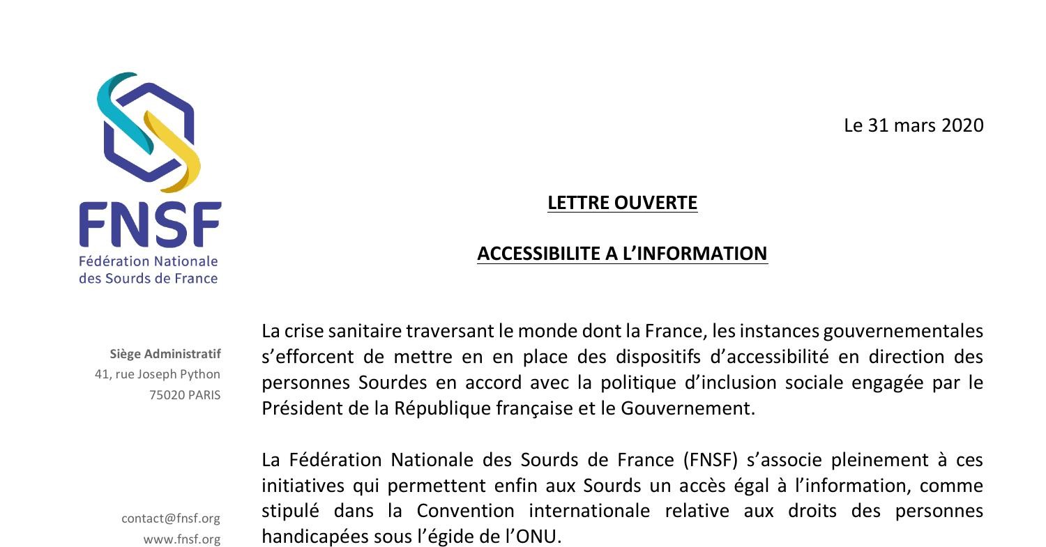 Lettre Ouverte Pdf Docdroid