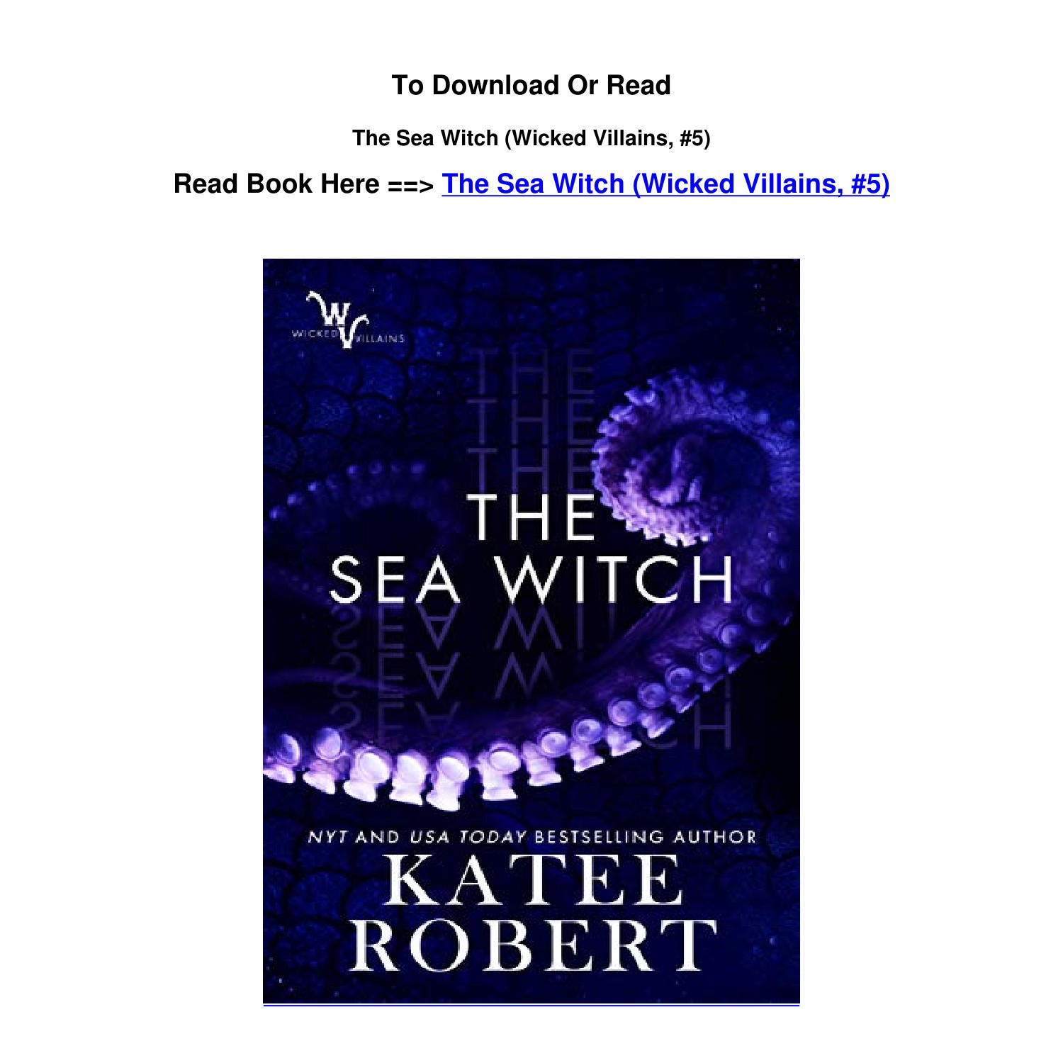 The Sea Witch (Wicked Villains, #5) by Katee Robert