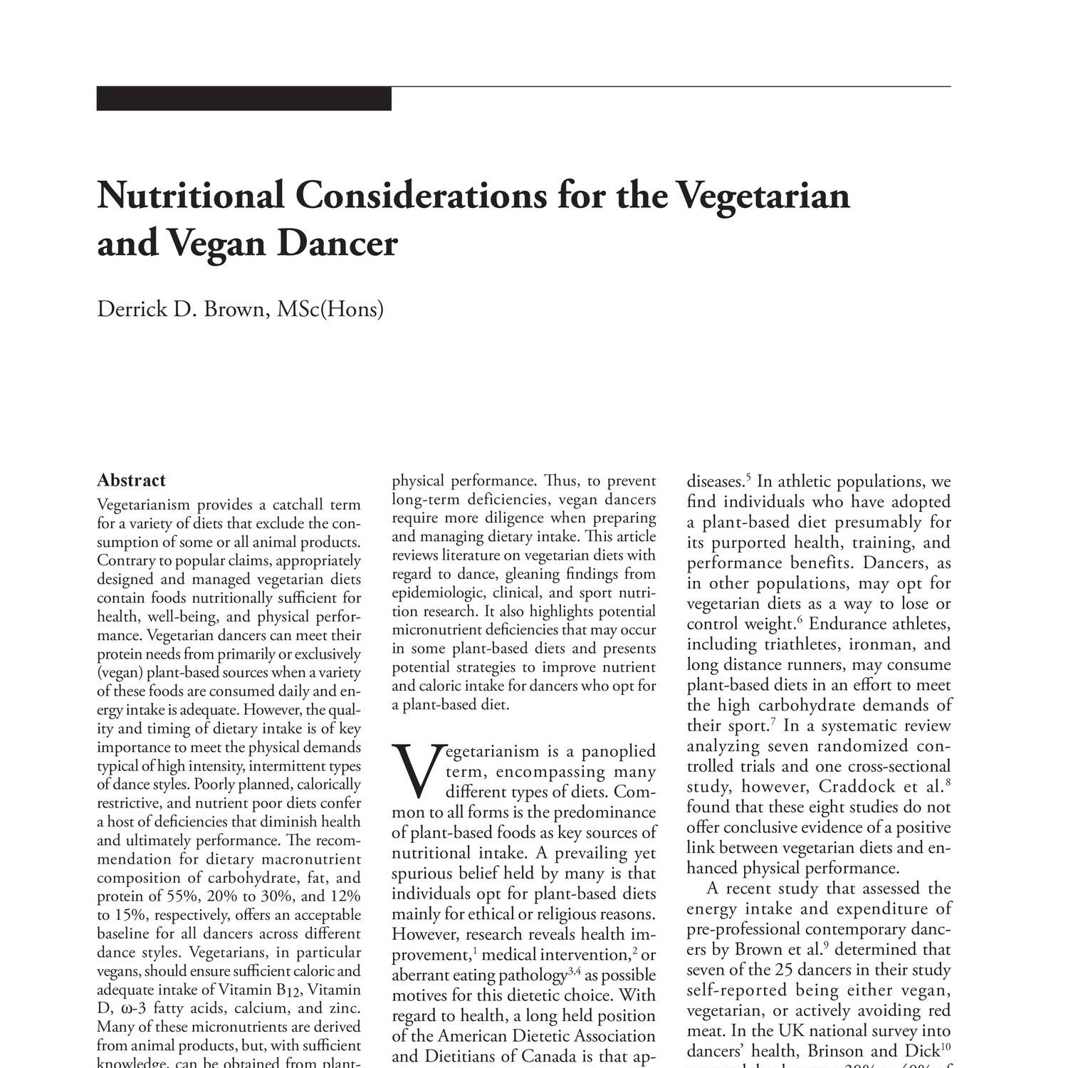 Nutritional Considerations for the Vegetarian and Vegan Dancer.pdf 