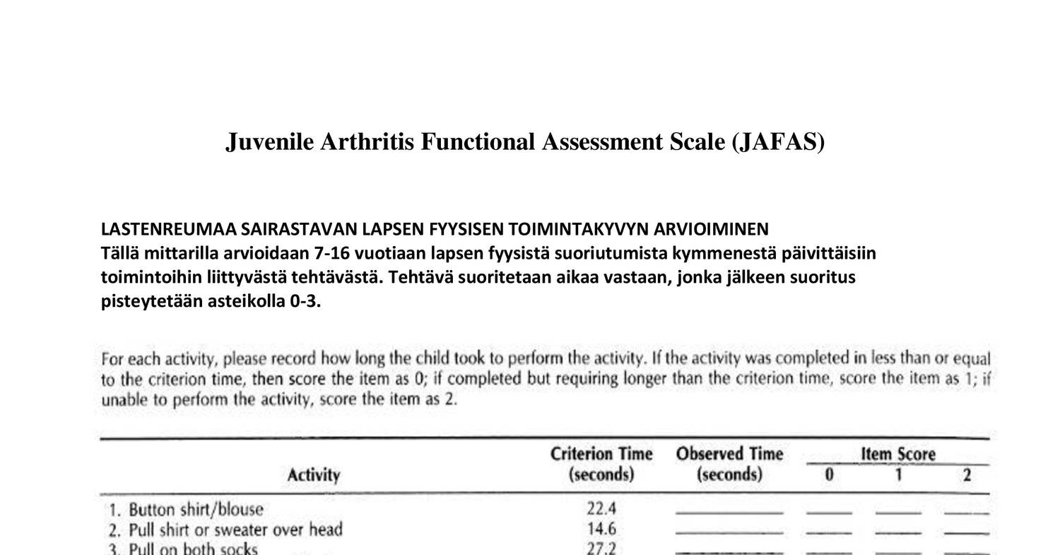 Juvenile Arthritis Functional Assessment Scale (JAFAS).pdf | DocDroid