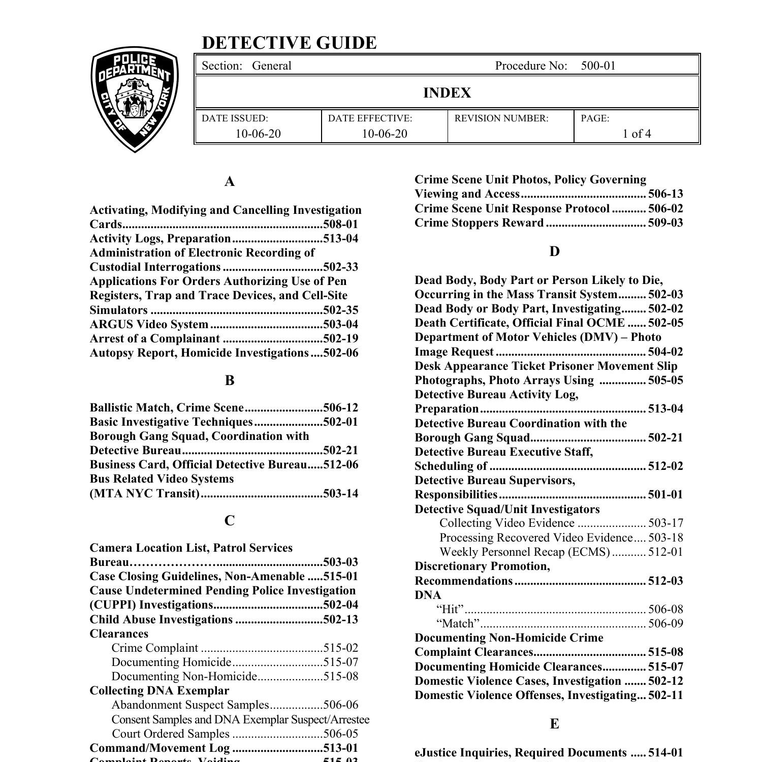 NYPD Detective Guide (Last Updated 031121).pdf DocDroid