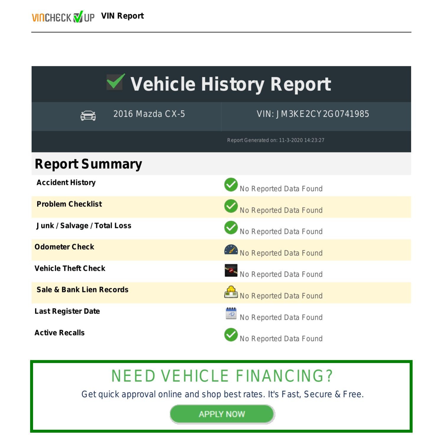 Vehicle History Report on VIN JM3KE2CY2G0741985.pdf | DocDroid