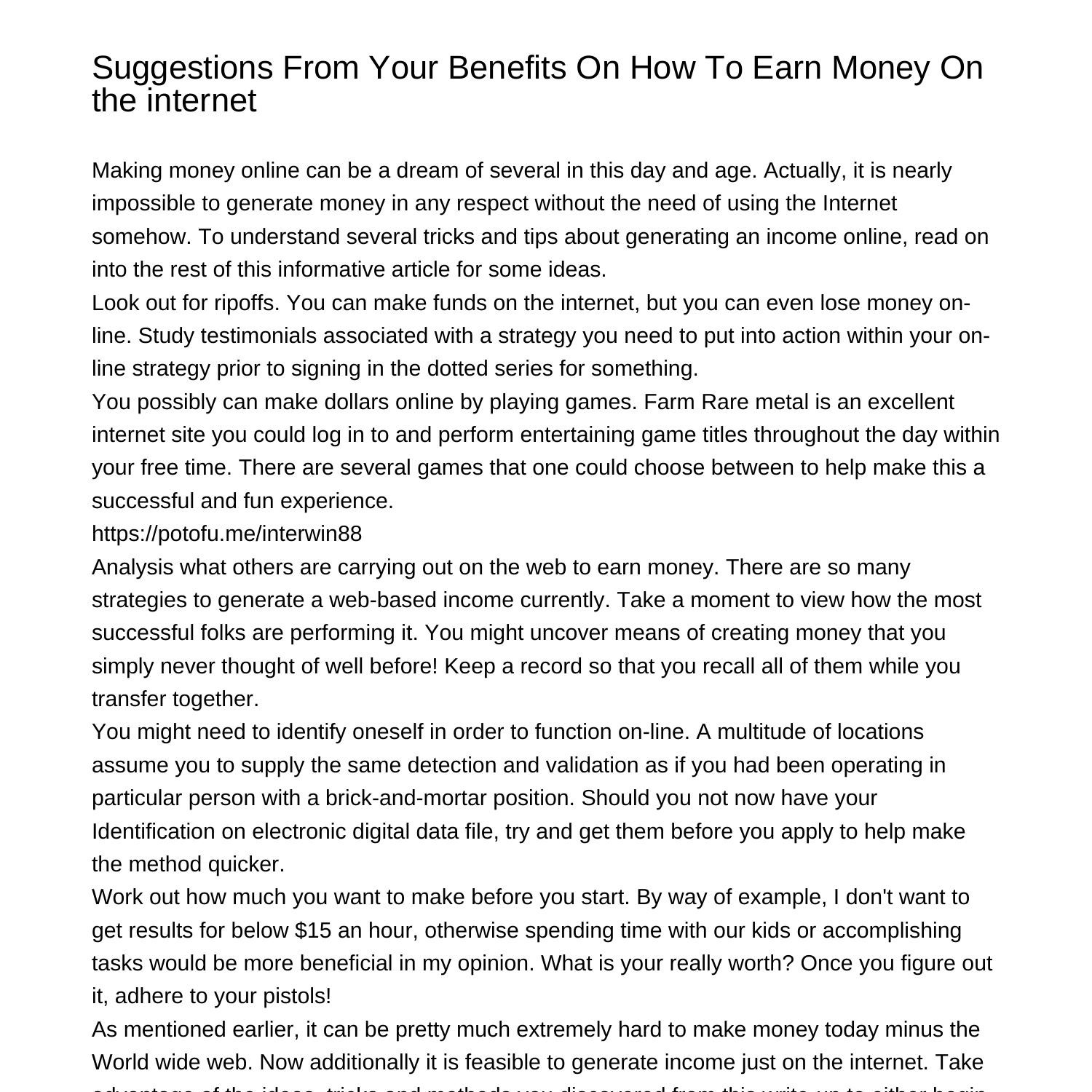 suggestions-from-your-benefits-on-how-to-make-money-on-the-webrlyxi-pdf