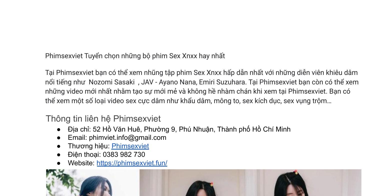 Trang xem Sex Xnxx - Phim Sex miễn Phí - Phimsexviet.pdf | DocDroid