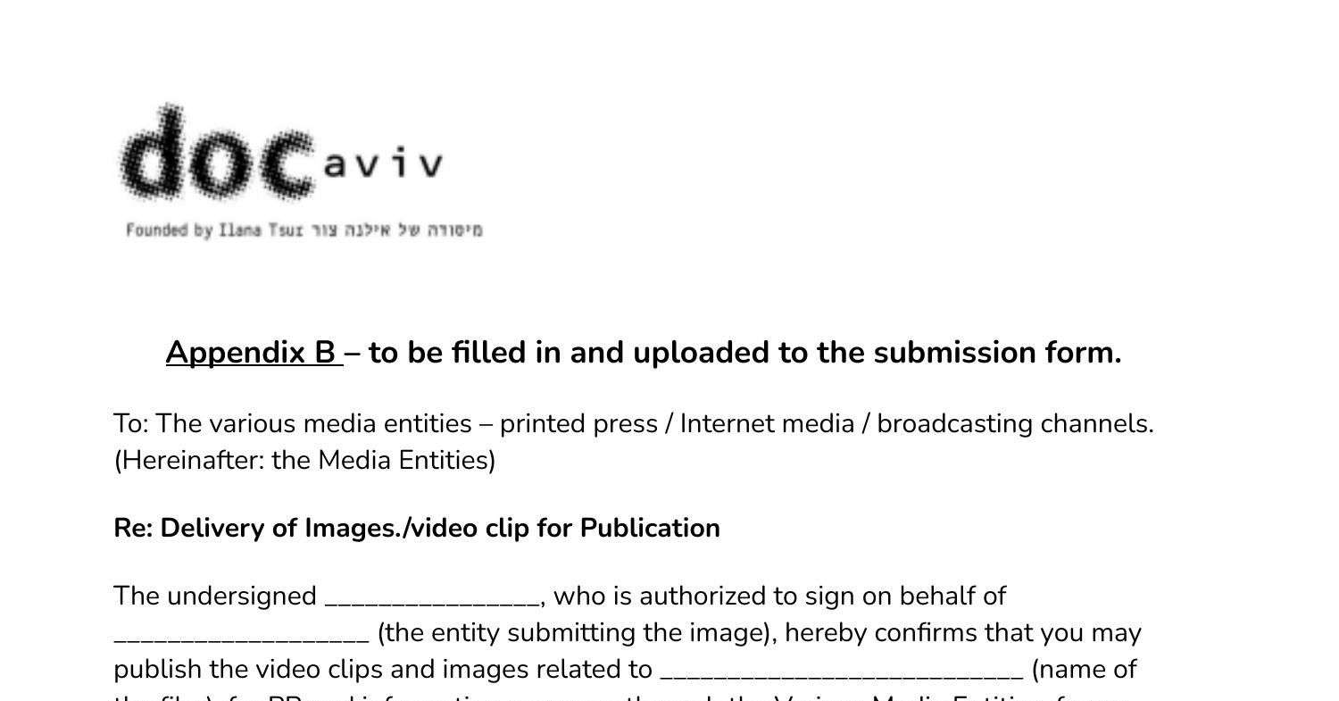 Docaviv - Appendix B.pdf | DocDroid
