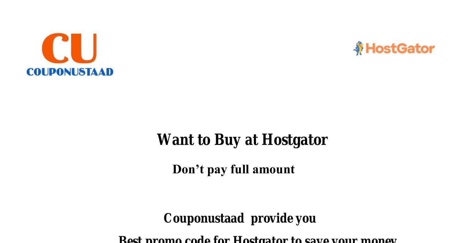 hostgator coupon code.pdf DocDroid