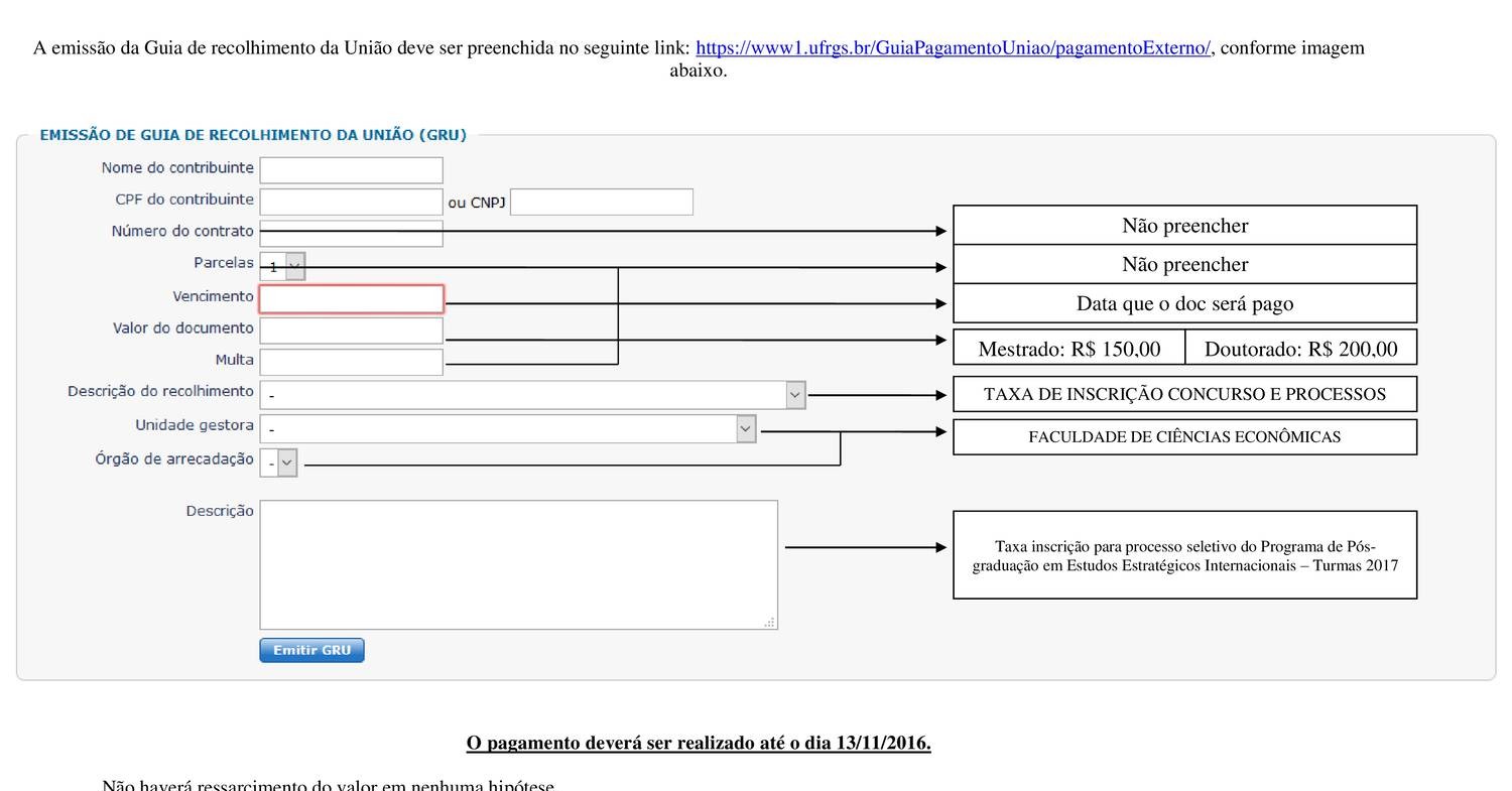 Instruções Pagamento Grupdf Docdroid 5335