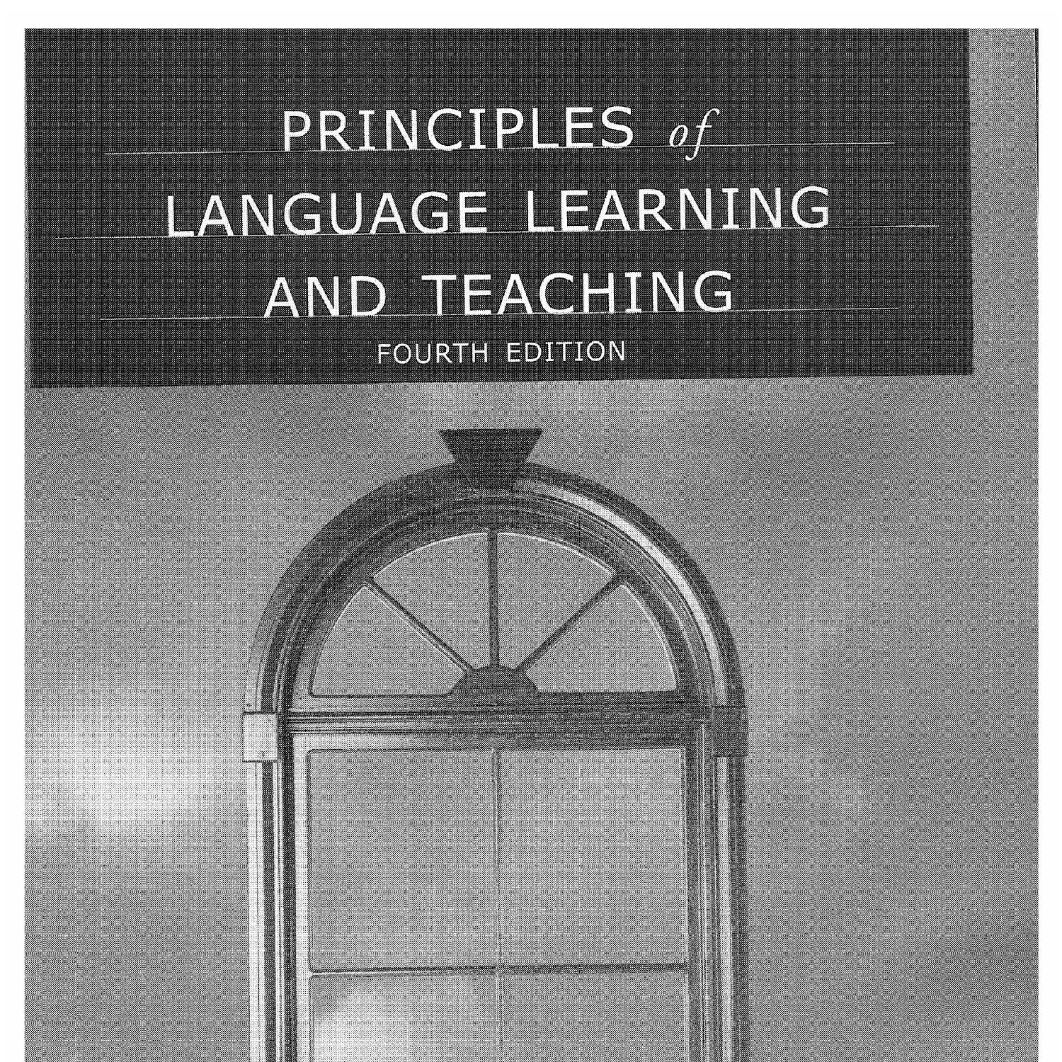 brown hd 2007 principles of language learning and teaching