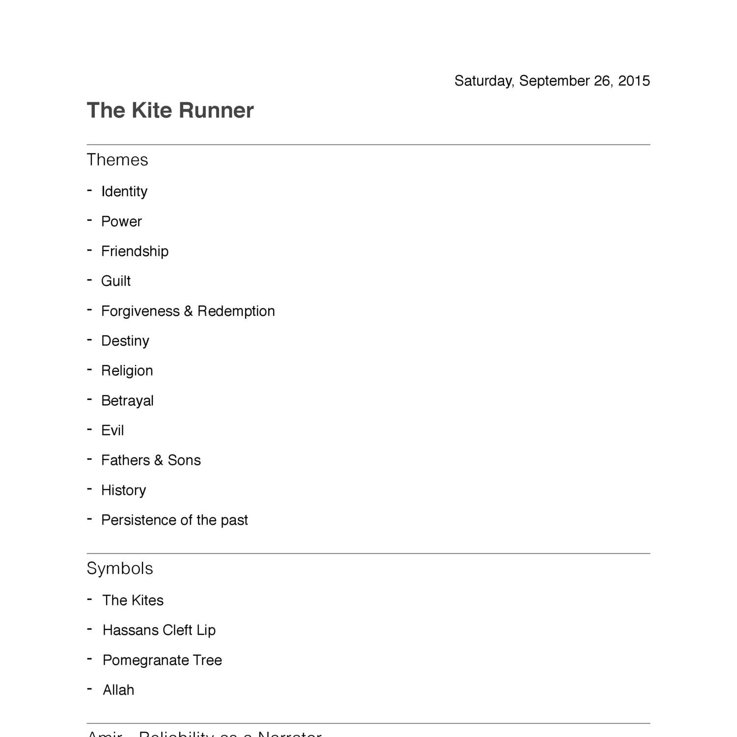 kite runner pdf
