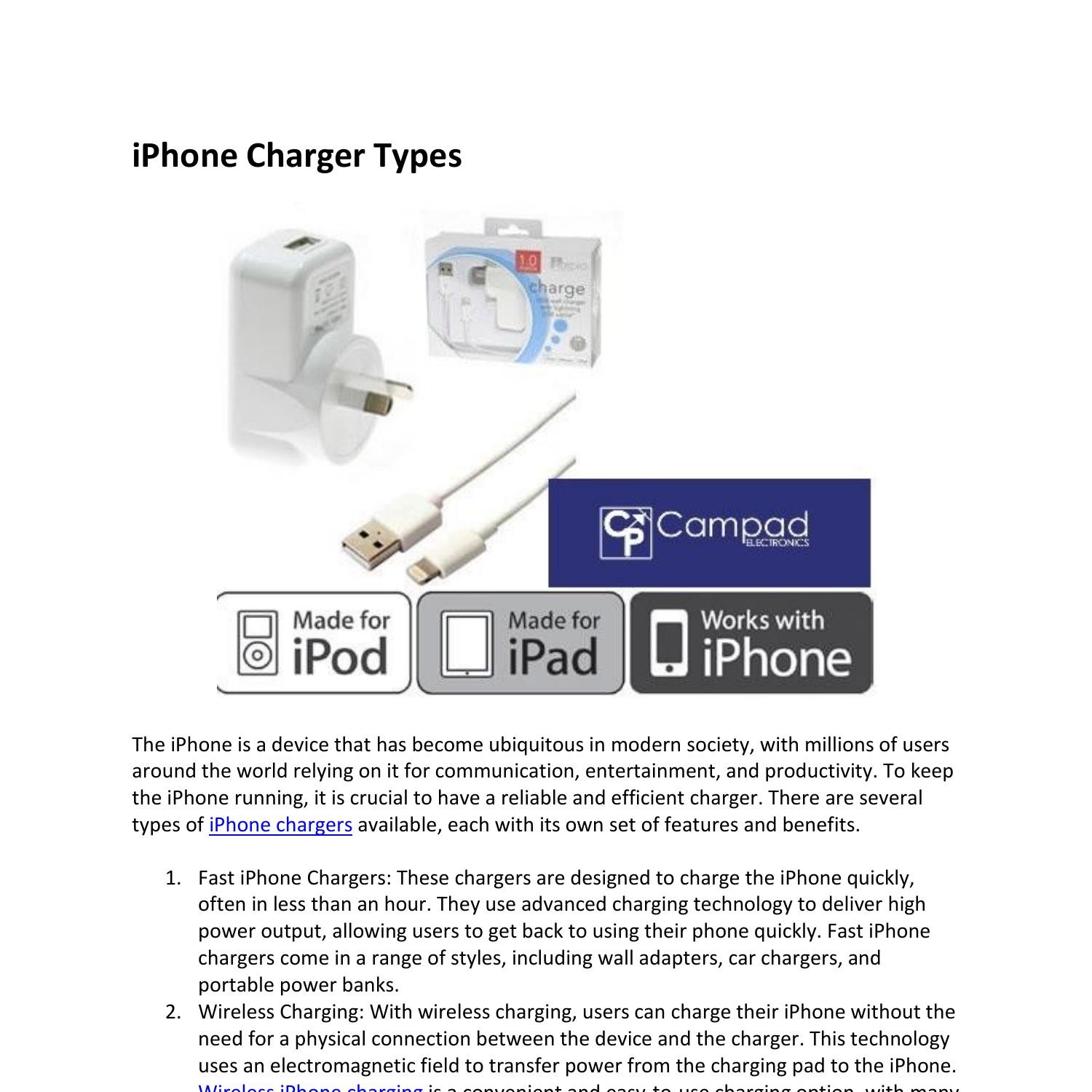 iphone xr menggunakan charger type apa