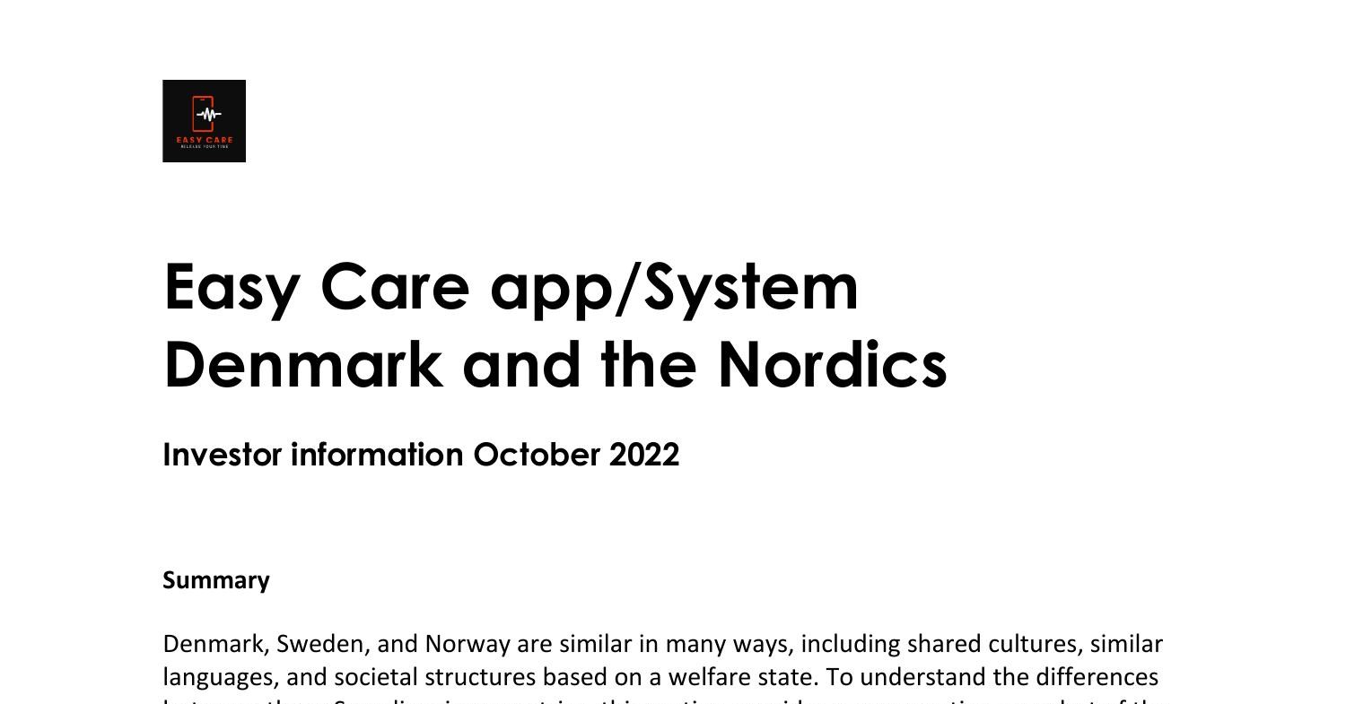 Easy Care App Investor material 2022 final version.pdf DocDroid