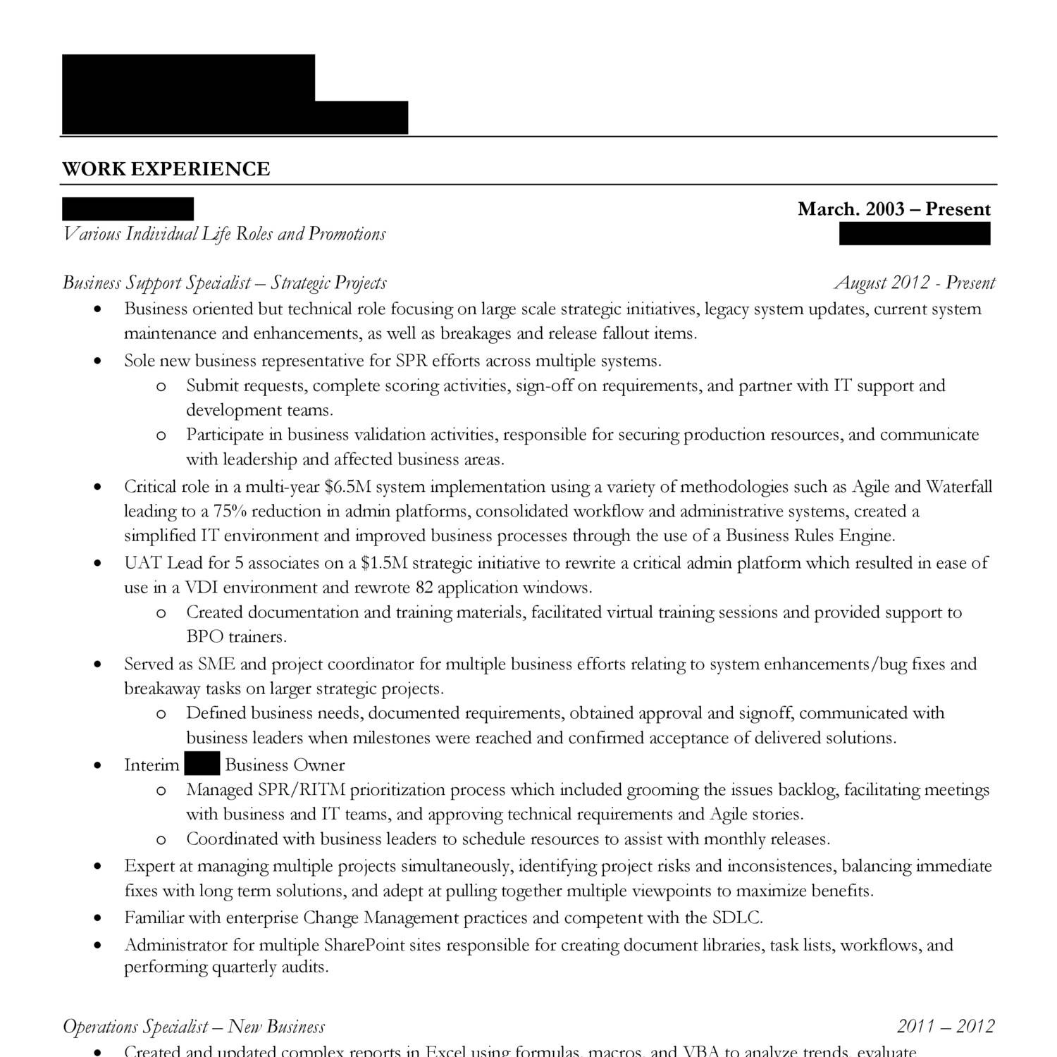 Redacted Resume Pdf Docdroid