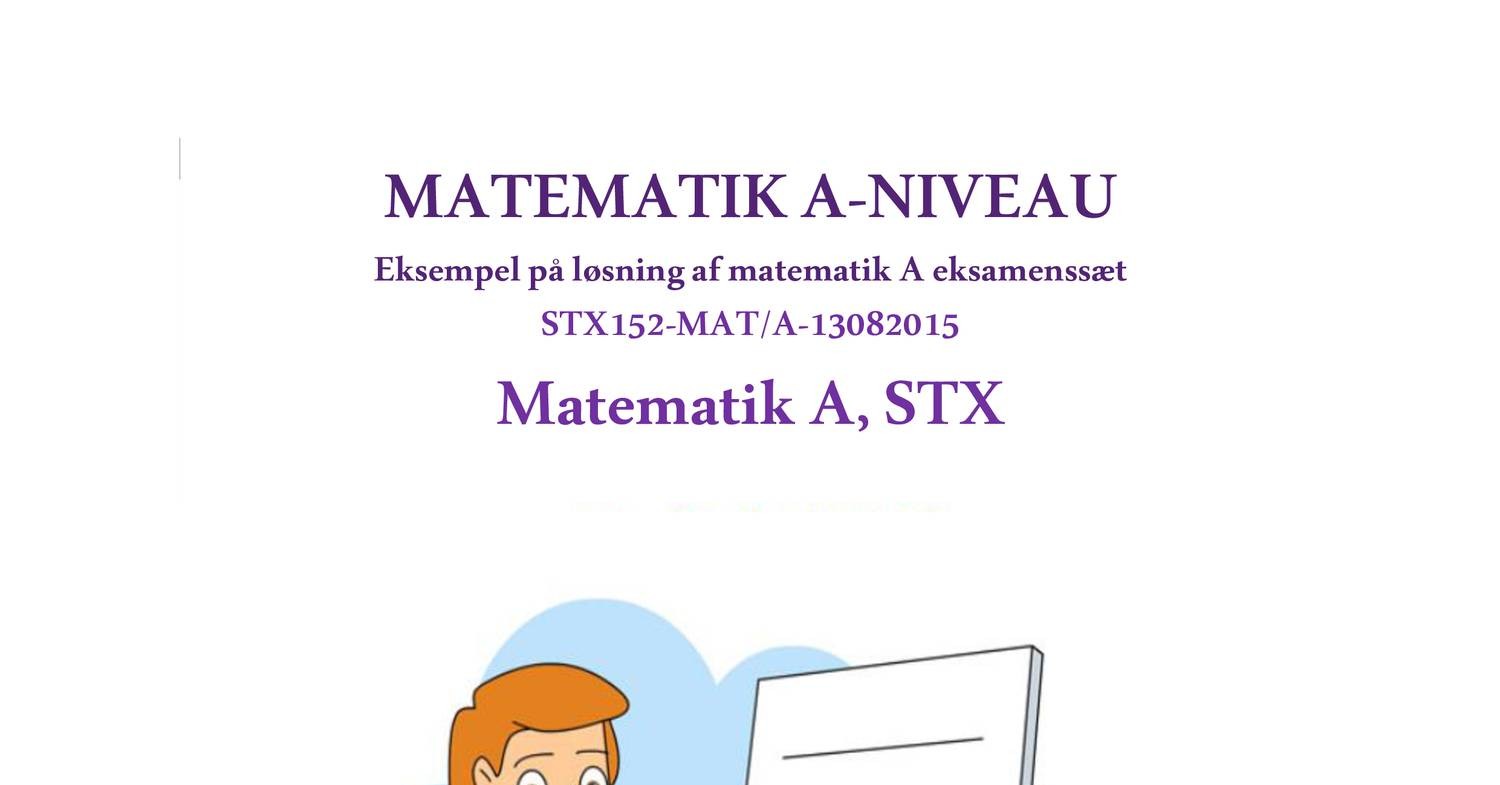 Matematik B-A STX 13. August 2015.pdf | DocDroid