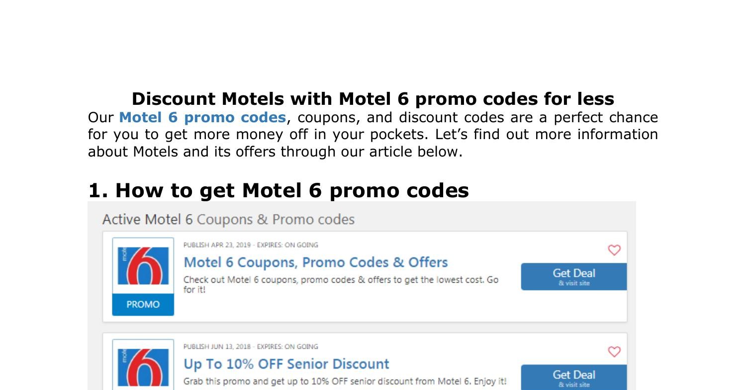 How To Find Hotel Discount Codes