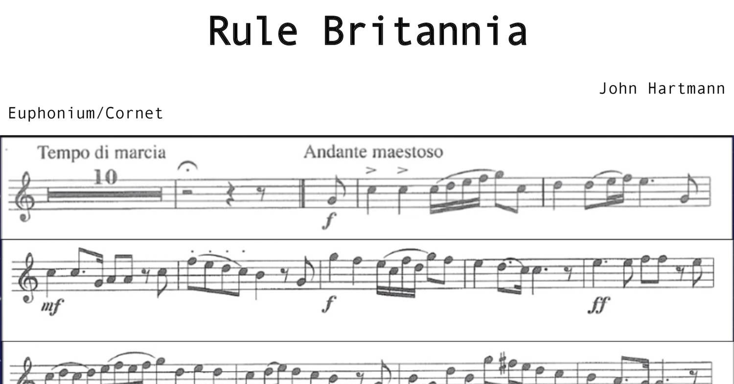 rule britannia composer