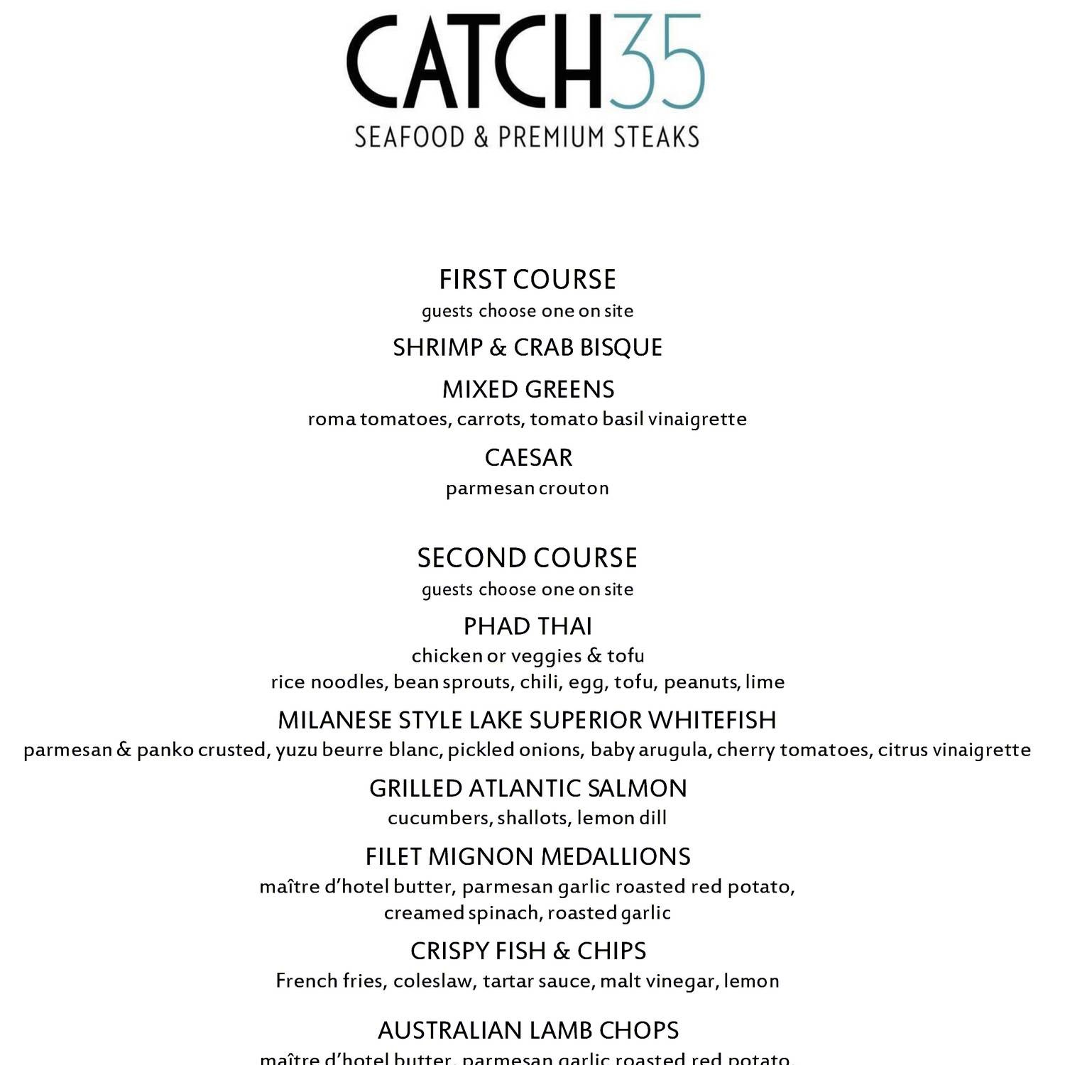 catch menu
