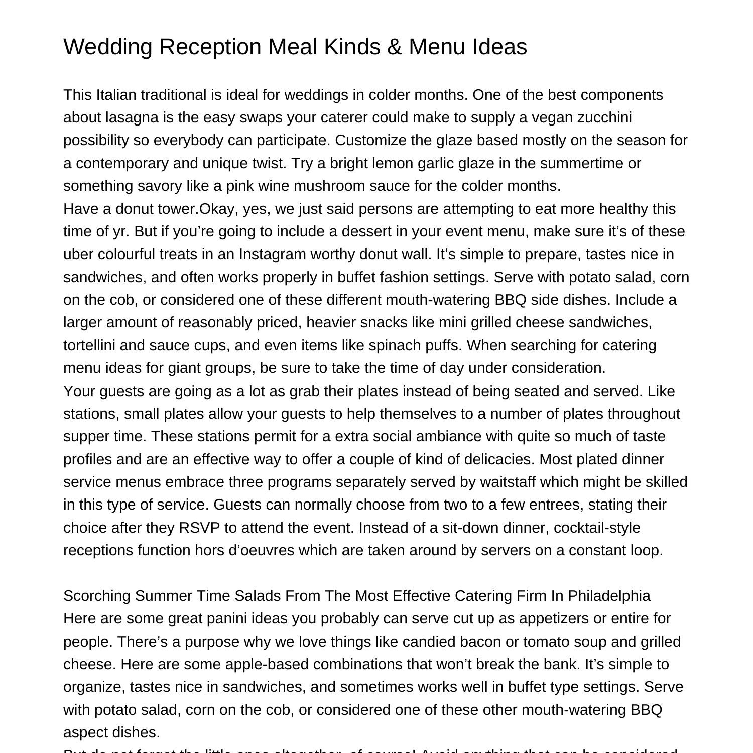 wedding-reception-meal-styles-menu-ideasxlvqq-pdf-pdf-docdroid