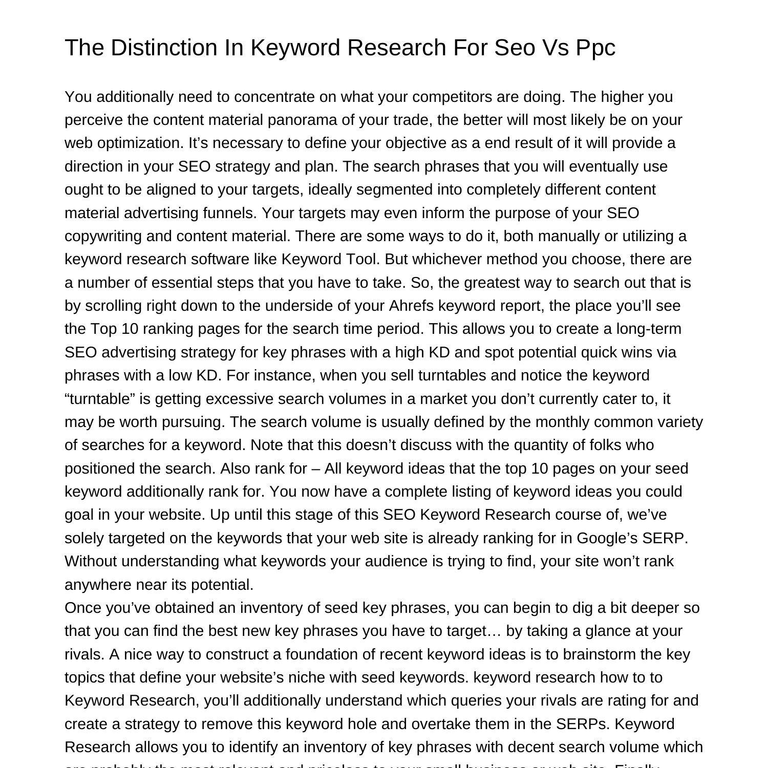 the-distinction-in-keyword-research-for-search-engine-optimization-vs