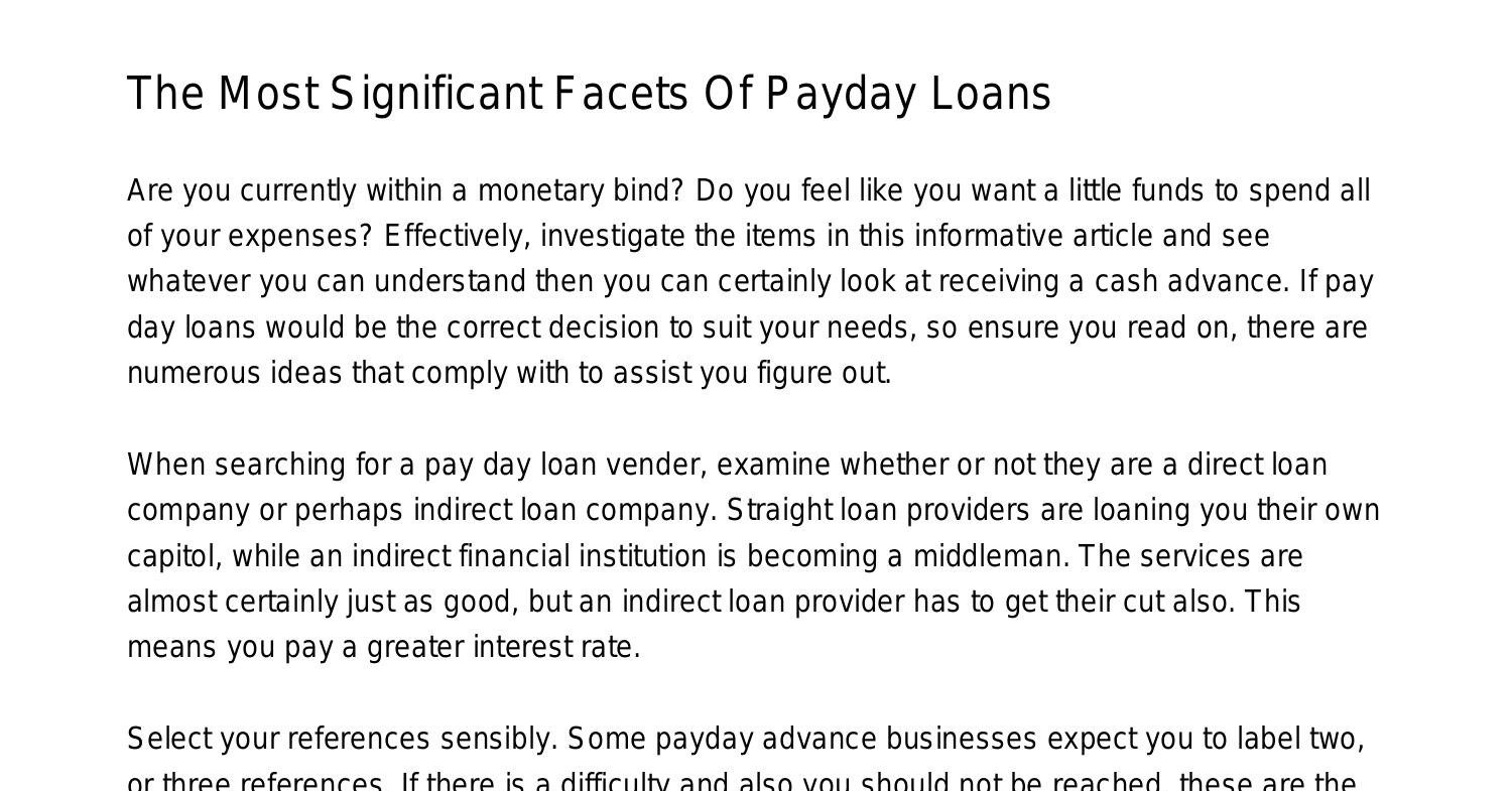 green payday loans