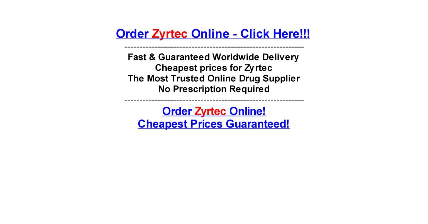 zyrtec cheap