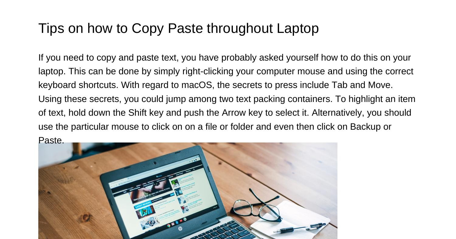 Tips on how to Copy Paste in Laptopdjngk.pdf.pdf | DocDroid