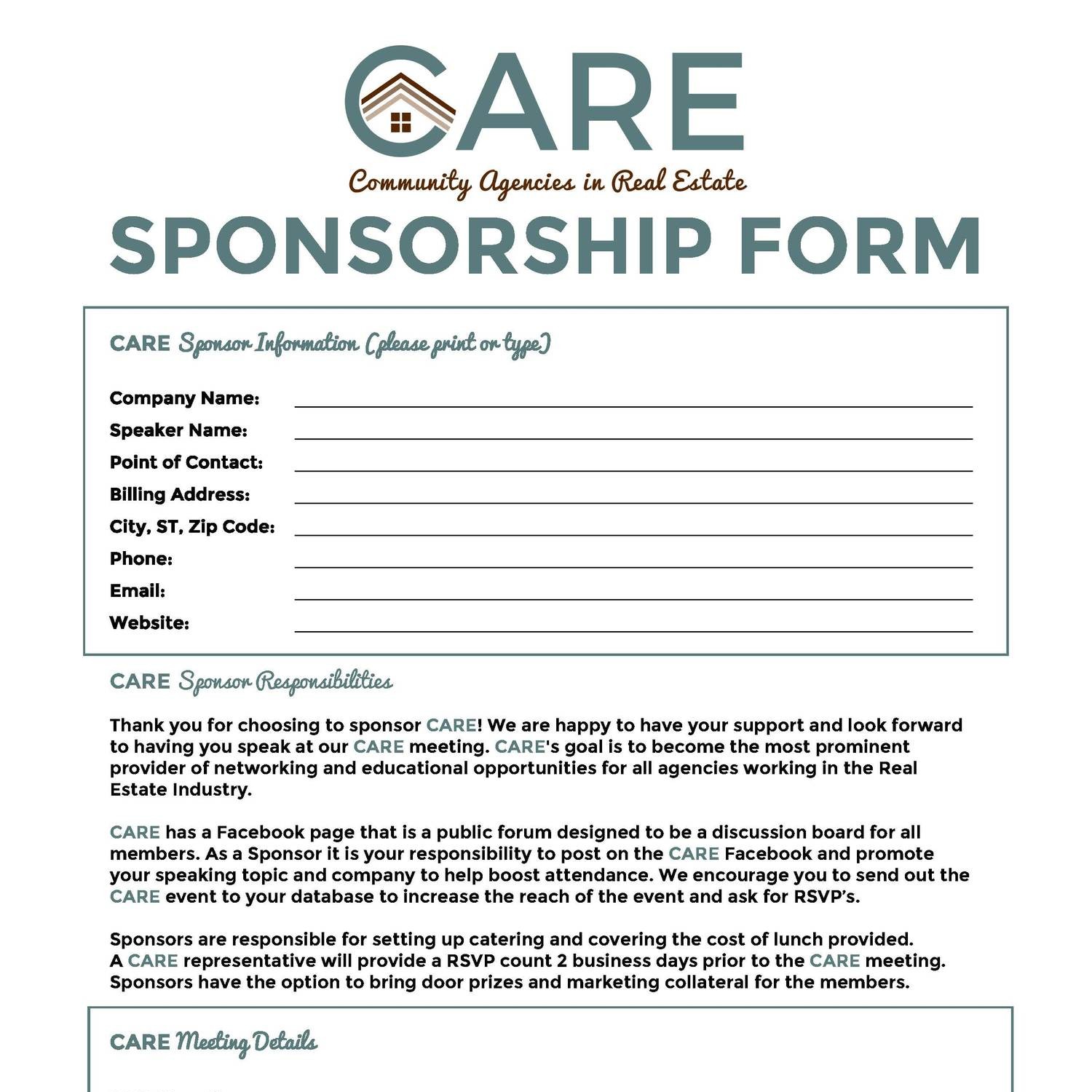 CARE Sponsorship Form pdf DocDroid