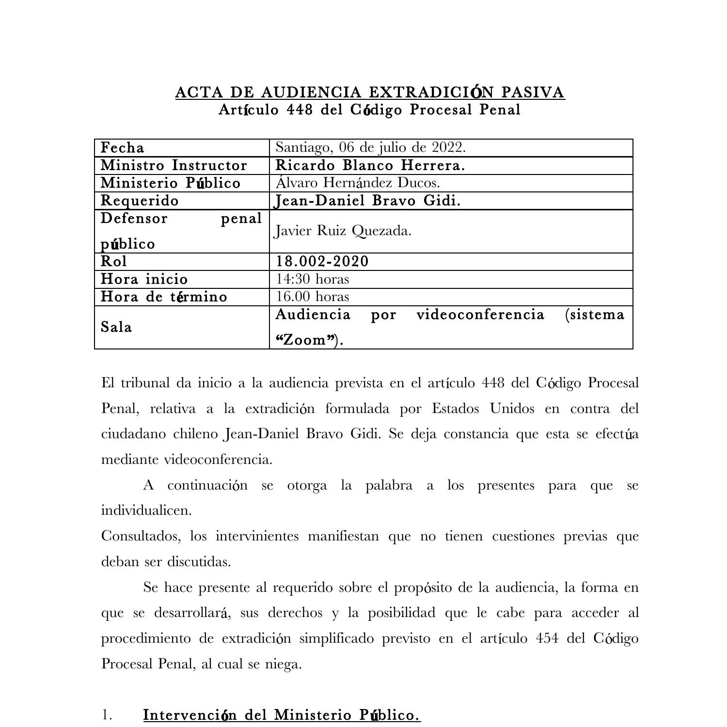 Acta De Audiencia De Declaracion De Testigos De Ambas Partes Y De Parte Pdmrea 7332