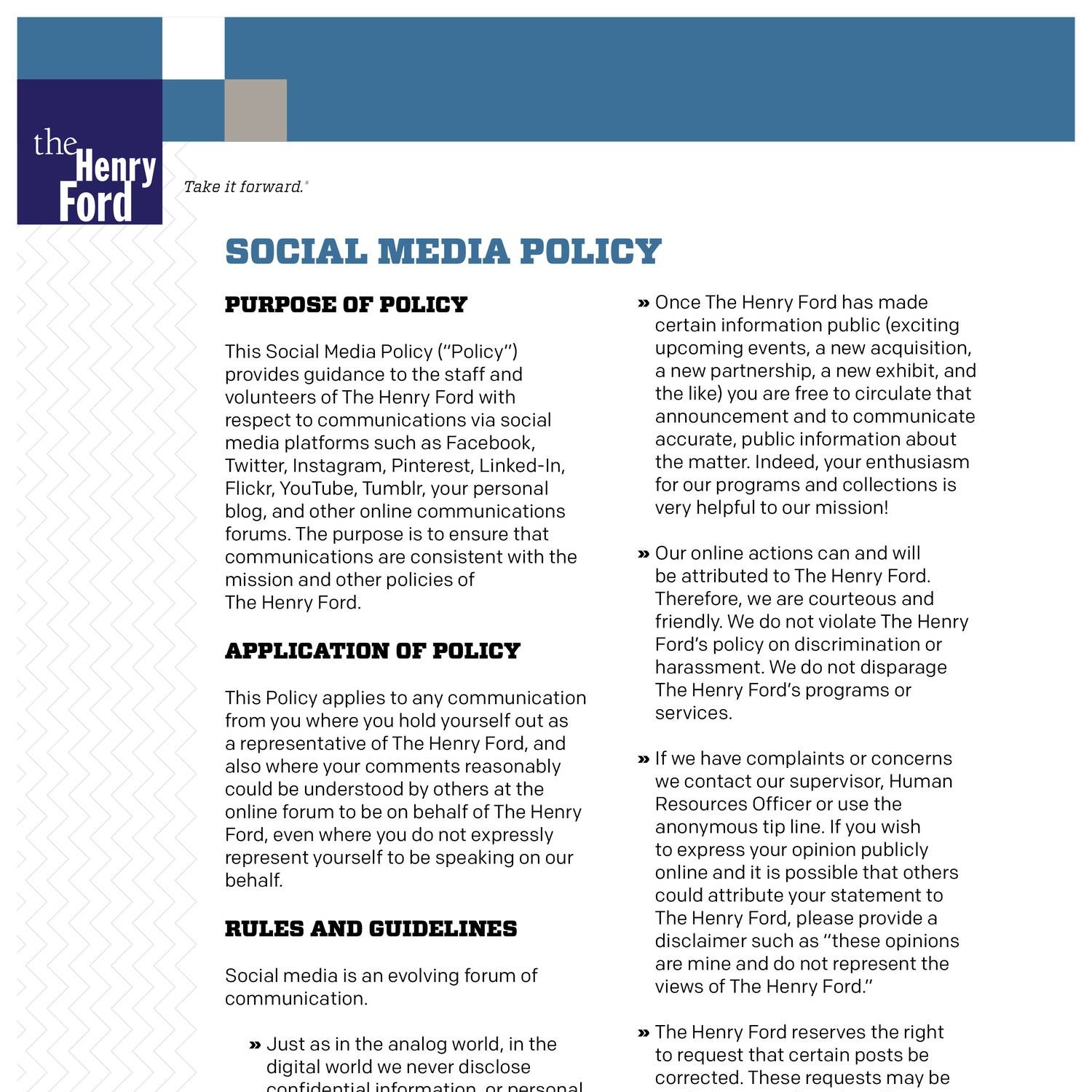 Social Media Policy pdf DocDroid