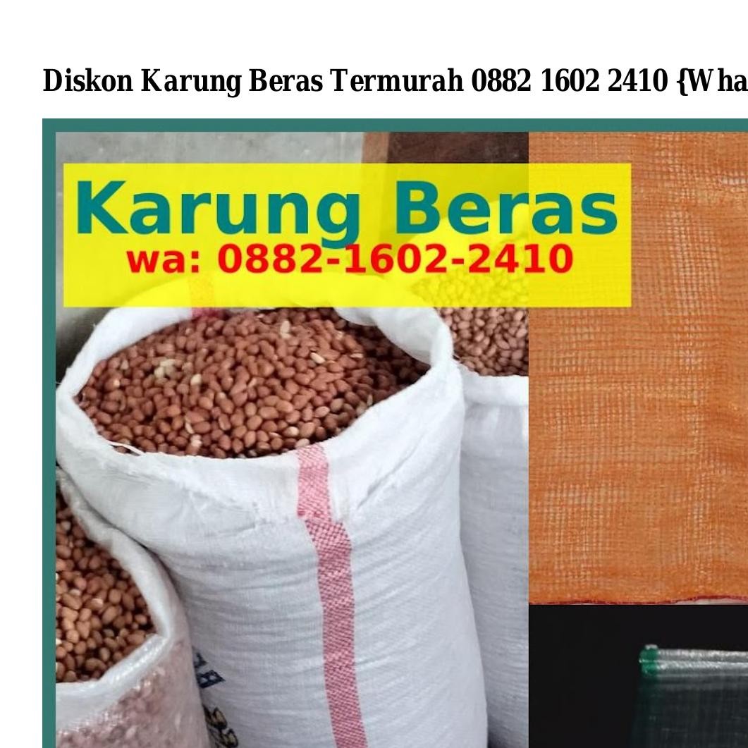 Diskon Karung Beras Termurah.pdf | DocDroid