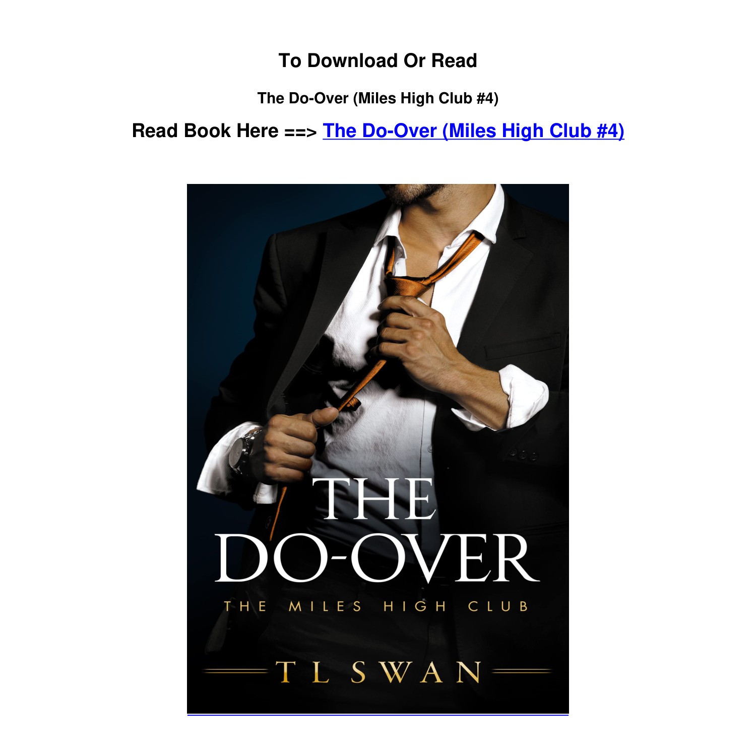 Pdf Download The Do Over Miles High Club 4 By T L Swanpdf Docdroid