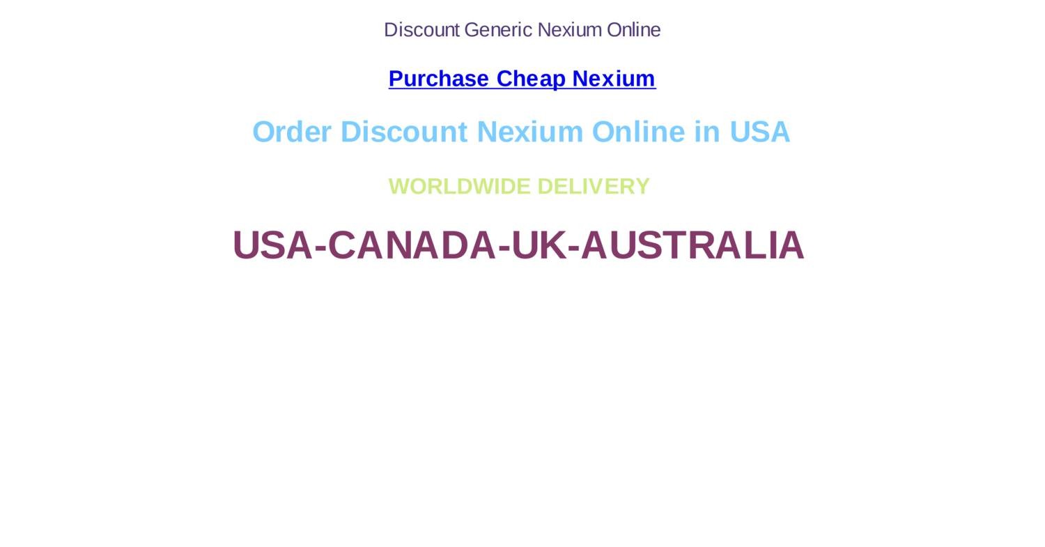 Buy nexium usa