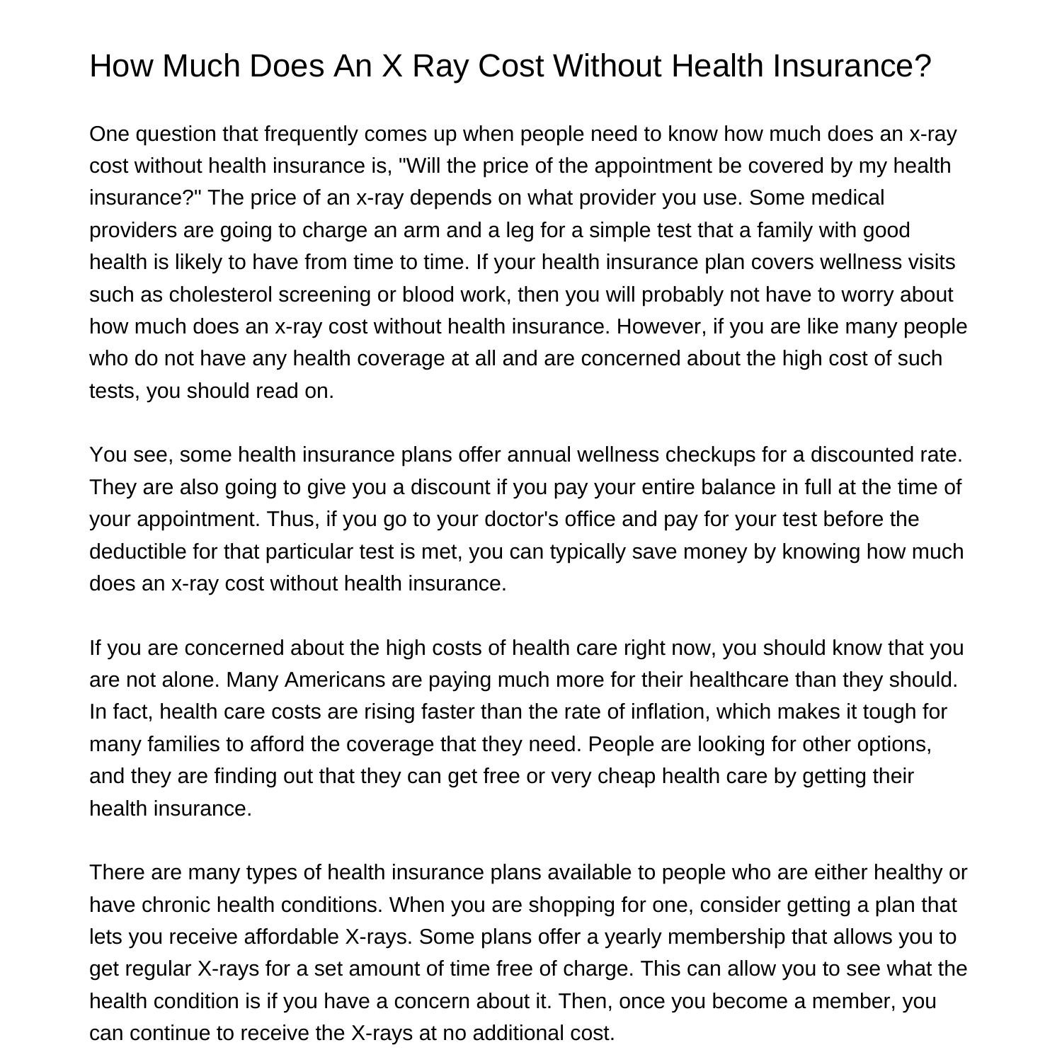 how-much-does-an-x-ray-cost-without-health-insurancerfwpe-pdf-pdf