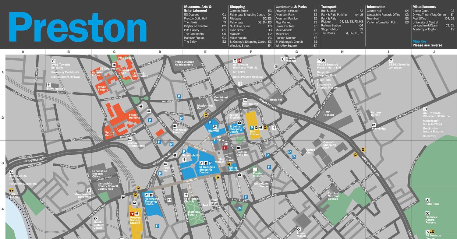 Preston Guide City Map November 2016 Update Pdf DocDroid   Preston Guide City Map November 2016 Update 