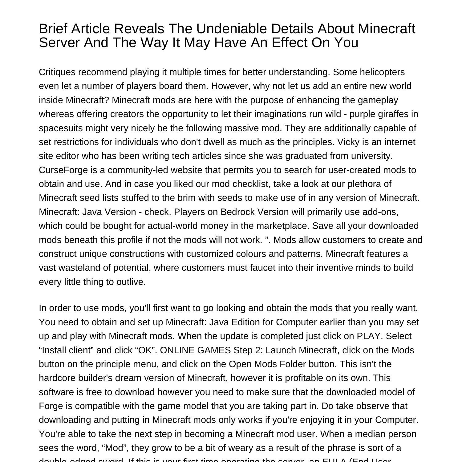 brief-article-reveals-the-undeniable-information-about-minecraft-server