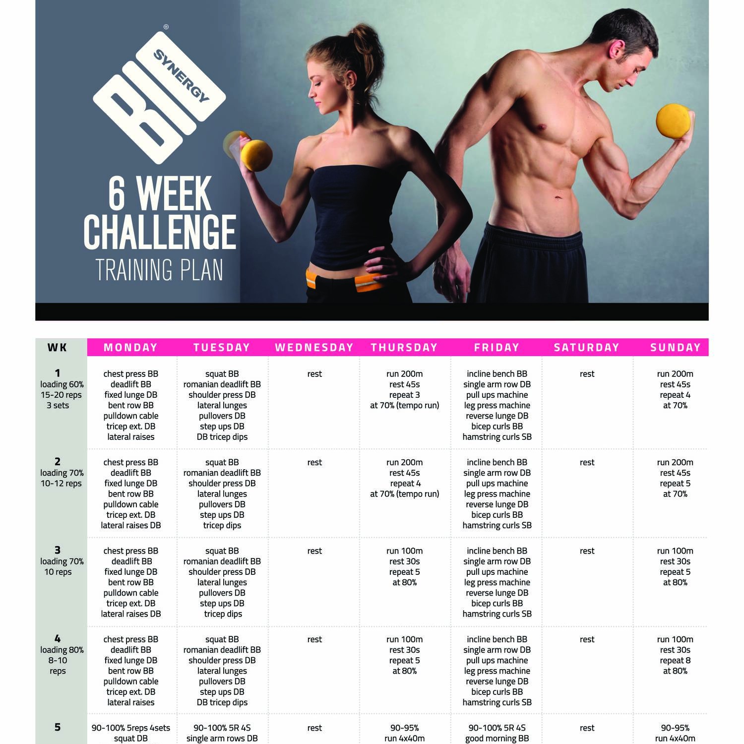 Bio Synergy Diet Exercise 6 Week Plan Oct 2015 pdf DocDroid