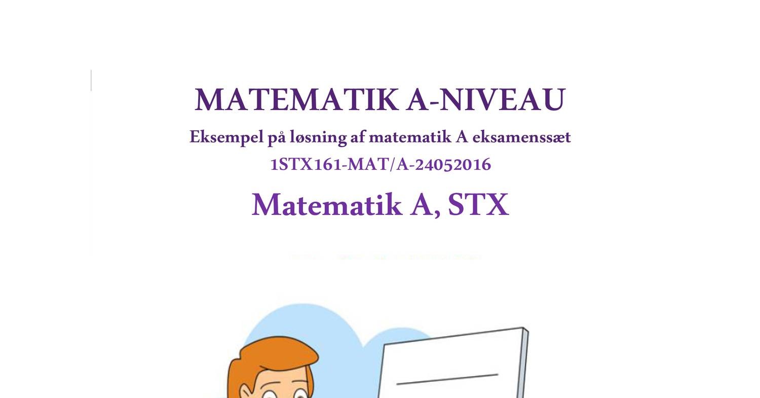 Matematik B-A STX 24. Maj 2016.pdf | DocDroid