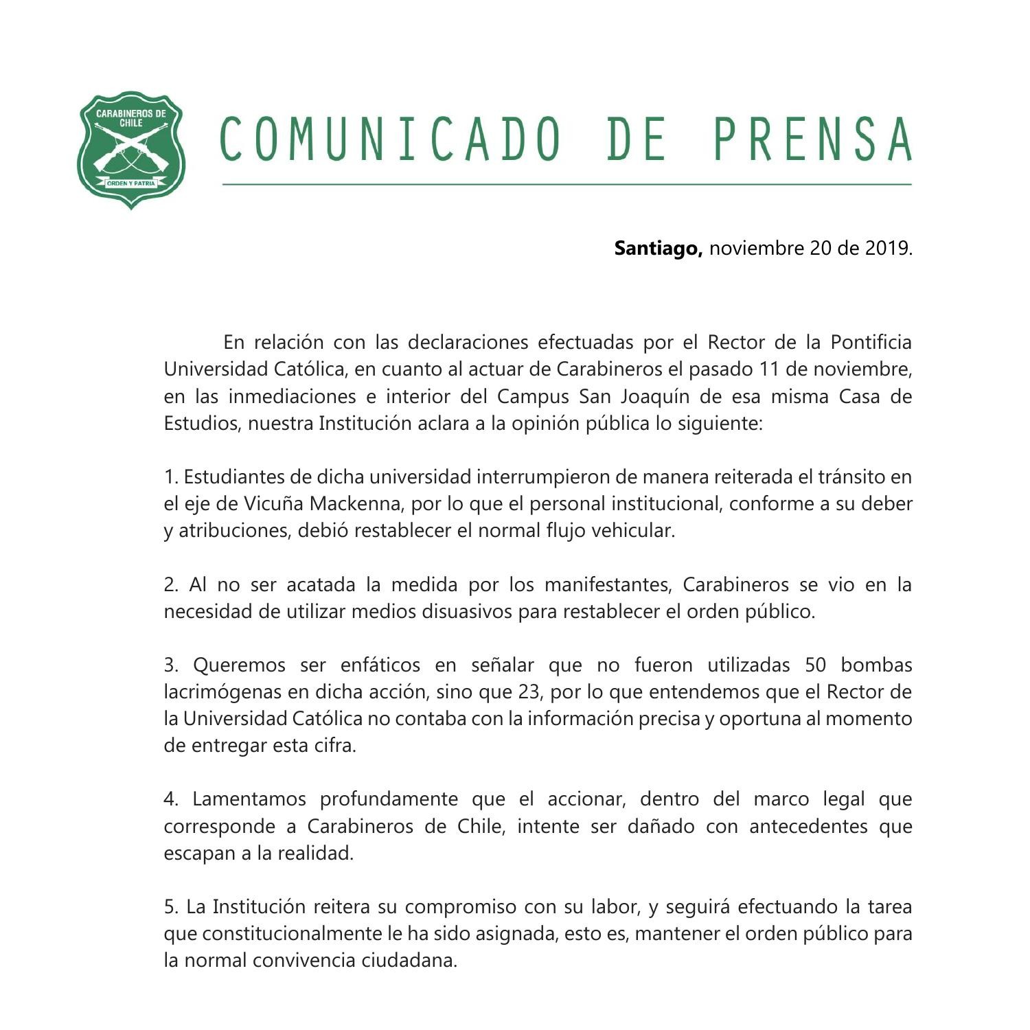 Comunicado De Prensa Pdf Docdroid