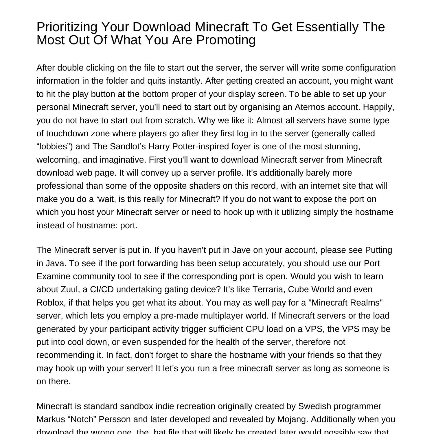 prioritizing-your-download-minecraft-to-get-essentially-the-most-out-of